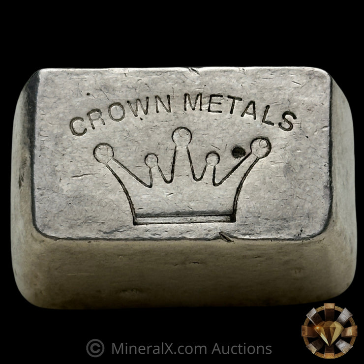 5oz Crown Metals Vintage Silver Bar