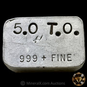 5oz Crown Metals Vintage Silver Bar
