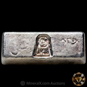 50oz 1981 Harrington Metallurgy Ltd Australia Vintage Silver Bar with DCL Counterstamp & Unique Reverse Logo Impression
