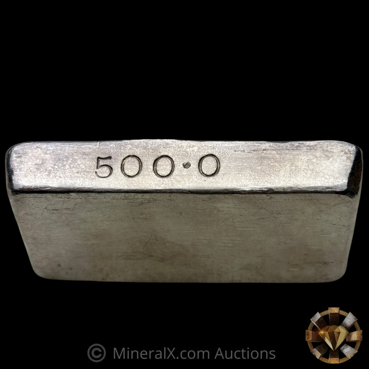 500g (1/2Kilo) ABC Australian Bullion Company Vintage Silver Bar