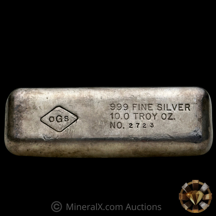 10oz OGS Vintage Silver Bar