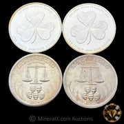x4 1oz Misc Vintage Silver Coin Lot
