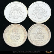 x4 1oz Misc Vintage Silver Coin Lot