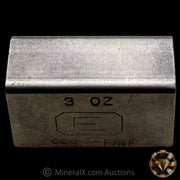 3oz Engelhard E Logo Industrial Extruded Vintage Silver Bar