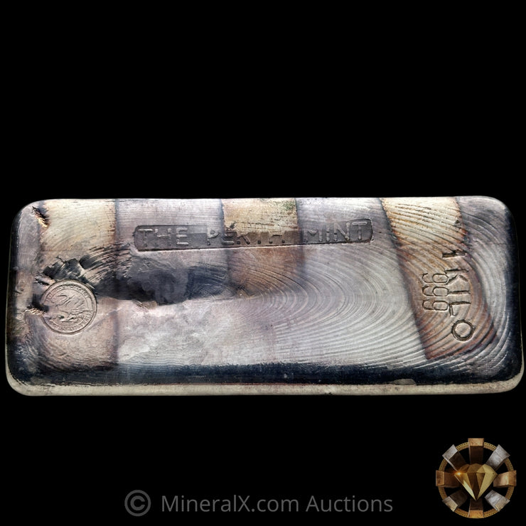 Kilo The Perth Mint Australia 2nd Series Vintage Silver Bar
