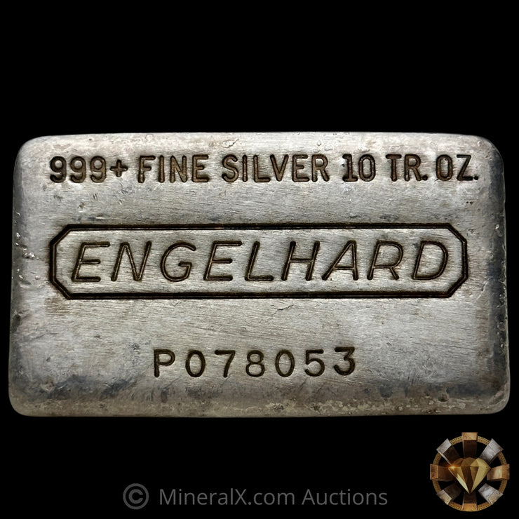 10oz Engelhard Waffleback Vintage Silver Bar