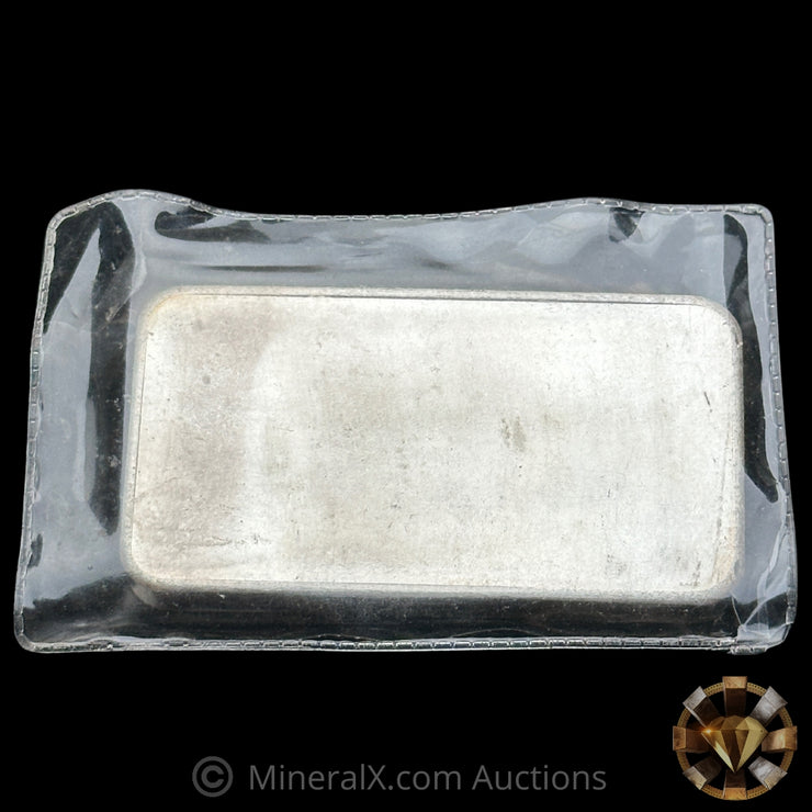 10oz Engelhard Bull Logo No Dot Variety Vintage Silver Bar