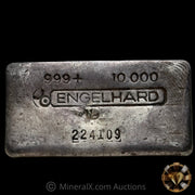 10oz Engelhard Bull Logo Vintage Silver Bar