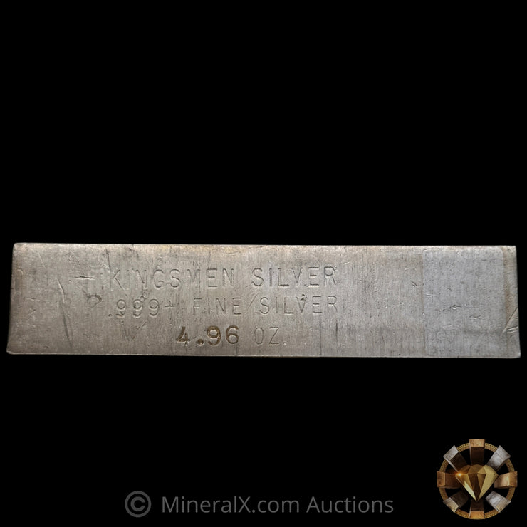 4.96oz Kingsmen Vintage Silver Bar