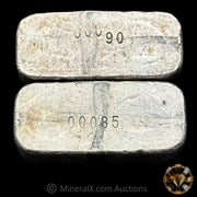x2 5oz Silvertowne Vintage Silver Bar Lot With Low Serials