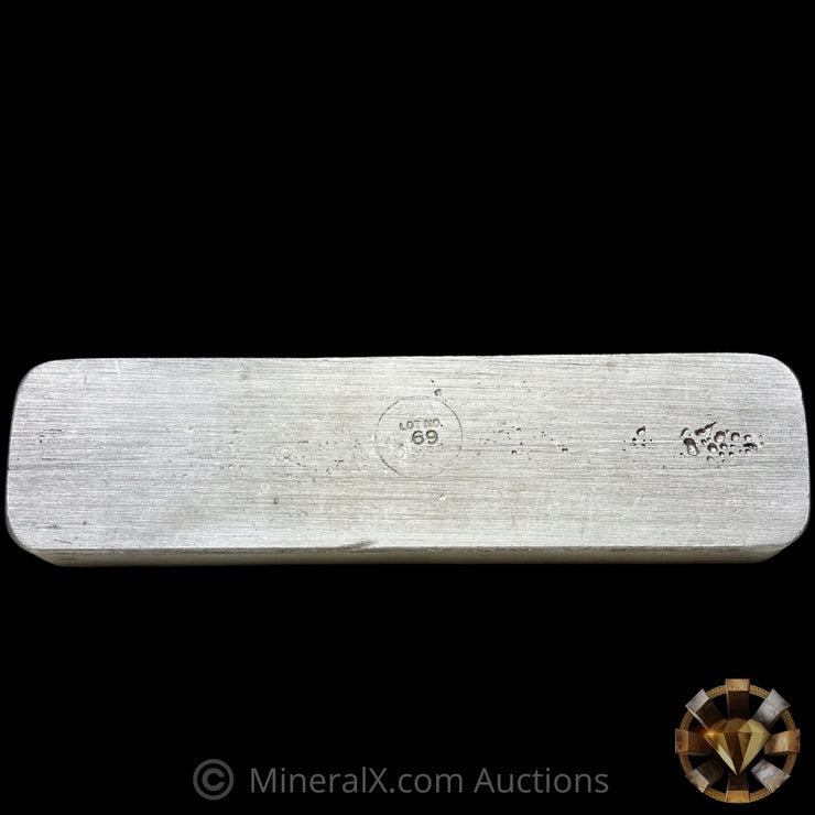 100oz Silverfarm San Francisco "Lot 69" Vintage Silver Bar With Unique Brushed Surfaces