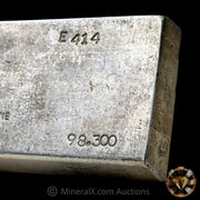 98.300oz Delta Smelting & Refining E Prefix Vintage Silver Bar