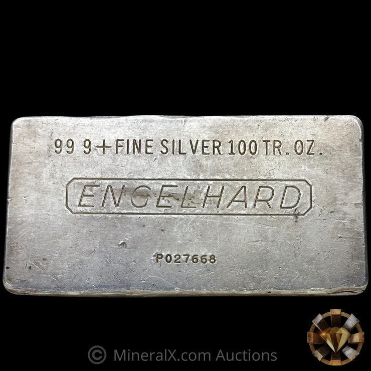 100oz Engelhard 4th Series Vintage Silver Bar