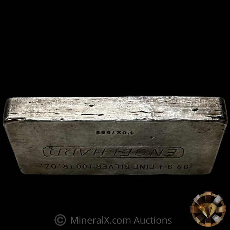 100oz Engelhard 4th Series Vintage Silver Bar