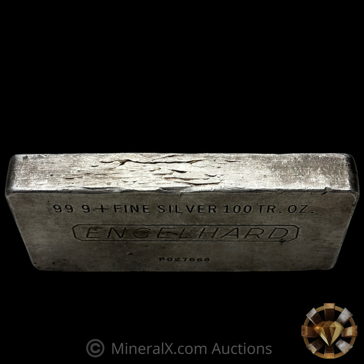 100oz Engelhard 4th Series Vintage Silver Bar