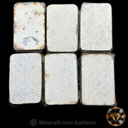 x6 100g Geiger Edelmetalle Feinsilber Silver Bar Lot In Seals (Discontinued Variety)