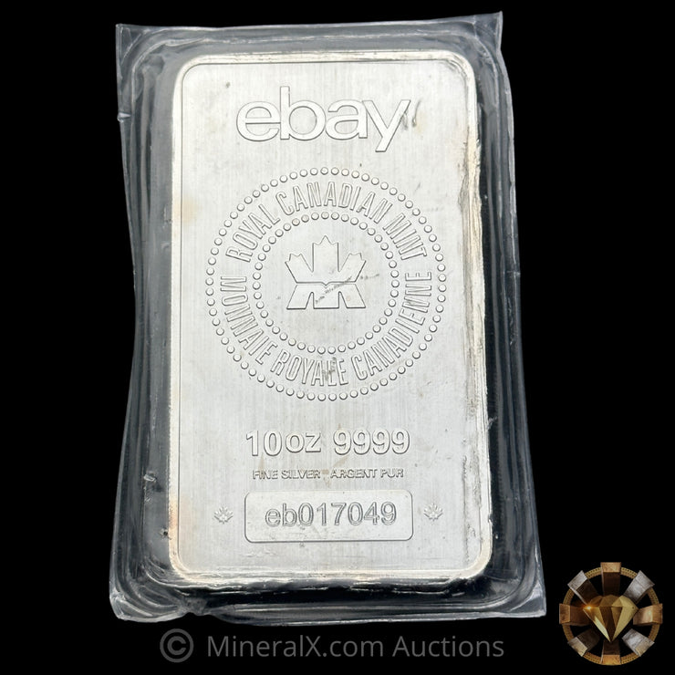 10oz RCM Royal Canadian Mint Silver Bar In Seal