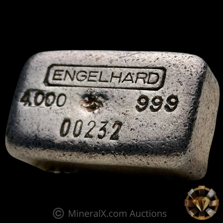4oz Engelhard 1st Series Top Hallmark Vintage Silver Bar