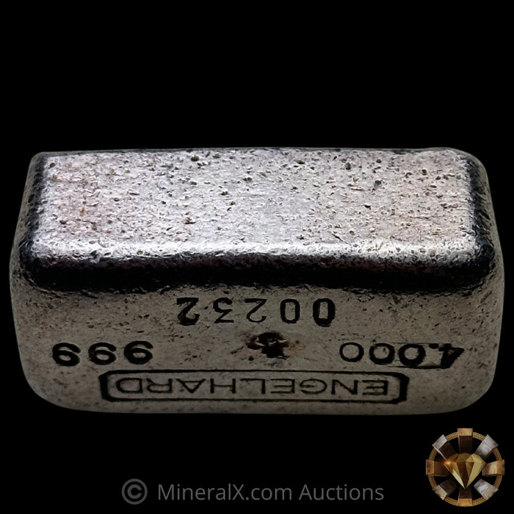 4oz Engelhard 1st Series Top Hallmark Vintage Silver Bar