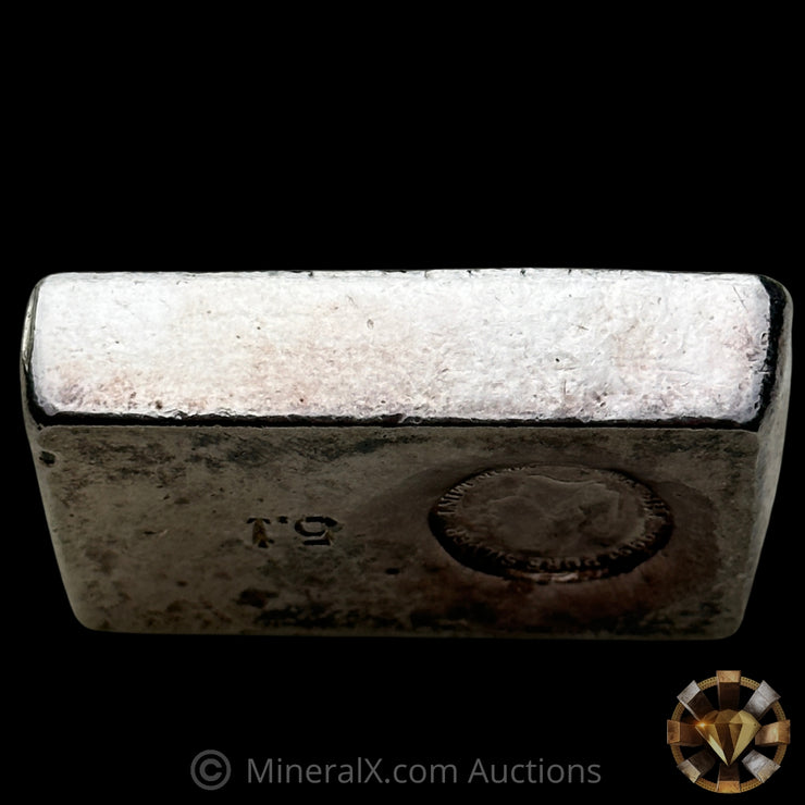 5.1oz The Washington Mint Odd Weight Vintage Silver Bar With Deep Struck Hallamark
