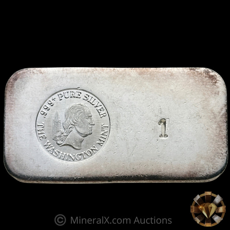 1oz The Washington Mint Vintage Silver Bar