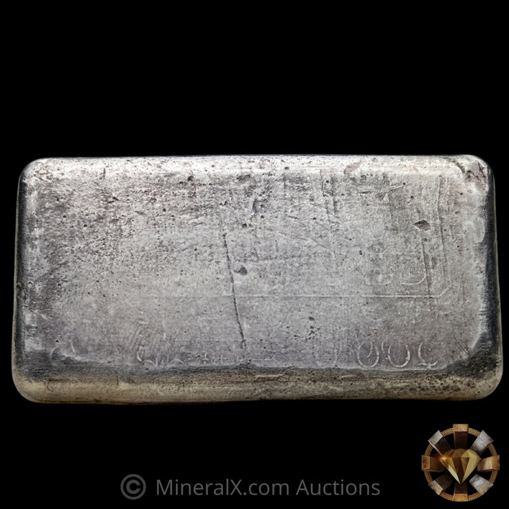 5oz Engelhard Bull Logo Vintage Silver Bar (See Desc)
