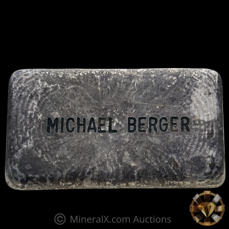 10oz Engelhard MMS "Michael Berger" Vintage Silver Bar