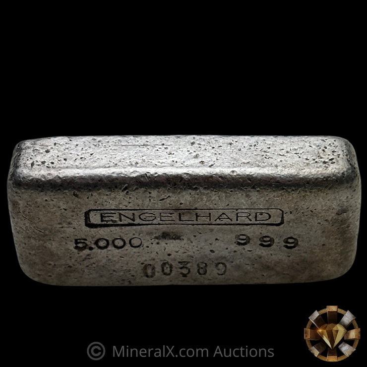 5oz Engelhard 1st Series Top Hallmark Vintage Silver Bar