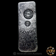 500g N.M. Rothschild & Sons RMR Vintage Silver Bar