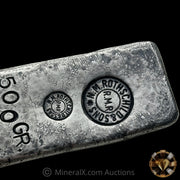 500g N.M. Rothschild & Sons RMR Vintage Silver Bar