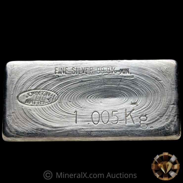 1.005Kg JM Johnson Matthey Australia Vintage Silver Bar