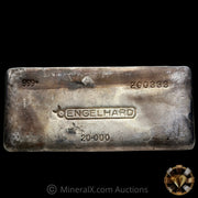 20oz Engelhard Bull Logo Vintage Silver Bar