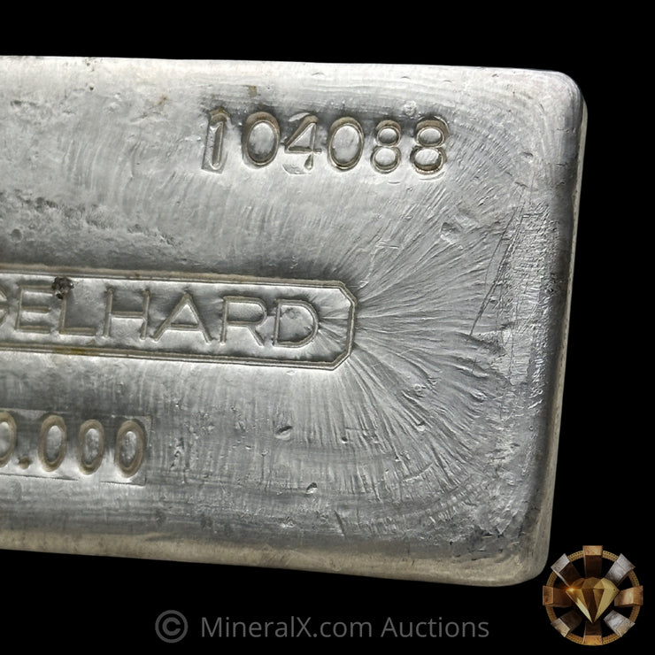 20oz Engelhard Bull Logo Vintage Silver Bar
