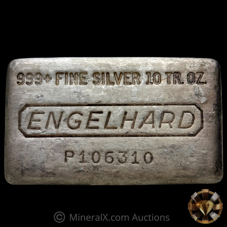 10oz Engelhard Waffleback Vintage Silver Bar