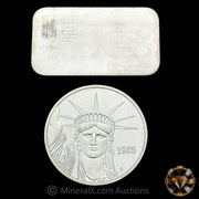 x2 1oz Engelhard Silver Bar & Coin Lot