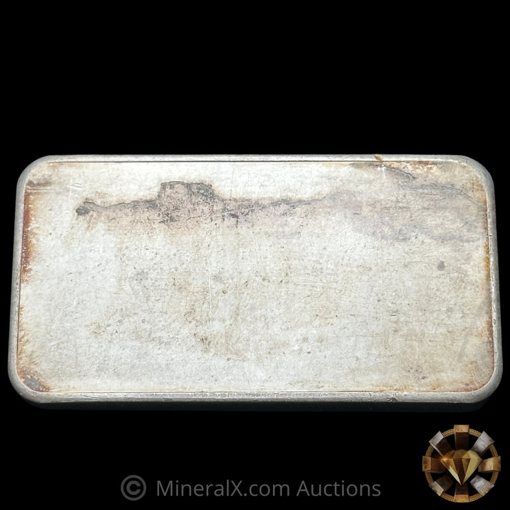 10oz Engelhard No Dot Bull Logo Vintage Silver Bar