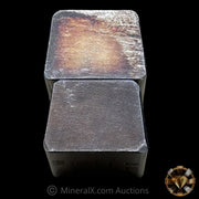 x2 3oz Engelhard E Logo Industrial Extruded Vintage Silver Bar Lot With Low Sequential Serials