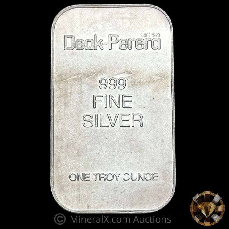 1oz Deak Perera Vintage Silver Bar