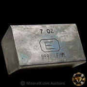 7oz Engelhard E Logo Industrial Extruded Vintage Silver Bar With Low Serial
