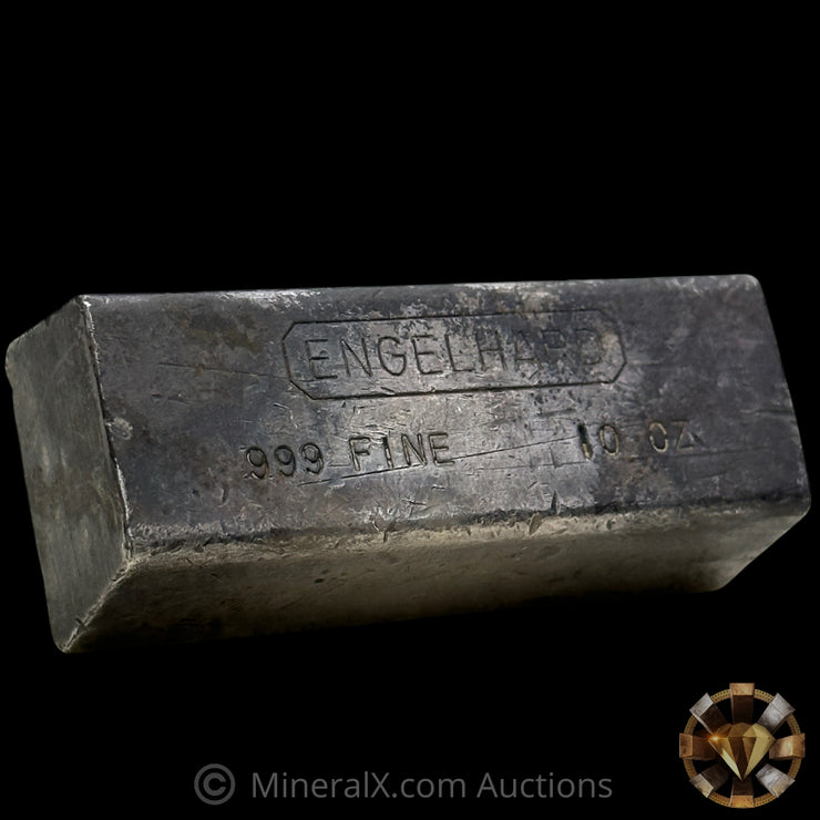 10oz Engelhard Full Hallmark Industrial Extruded Vintage Silver Bar