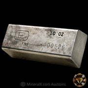 10oz Engelhard E Logo Industrial Extruded Vintage Silver Bar