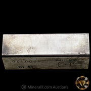 10oz Engelhard E Logo Industrial Extruded Vintage Silver Bar