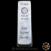 100.27oz Consolidated Mines & Metals Vintage Silver Bar