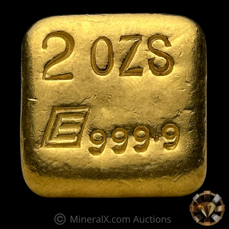 2oz Engelhard London Vintage Gold Bar