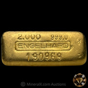 2oz Engelhard 999.0 Variety Vintage Gold Bar