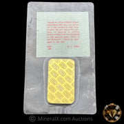 1oz Deak Perera Group Sealed Assay Credit Suisse Vintage Gold Bar