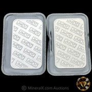 x2 1oz JM Johnson Matthey Vintage Platinum Bar Lot