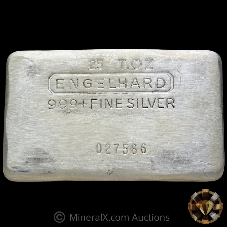 25oz Engelhard 4th Series Vintage Silver Bar