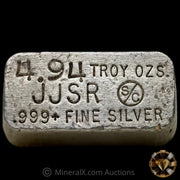 4.94oz JJSR SC Vintage Silver Bar