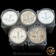 x100 1oz Eagle Vintage Silver Trade Unit Coin Lot (100oz Total)